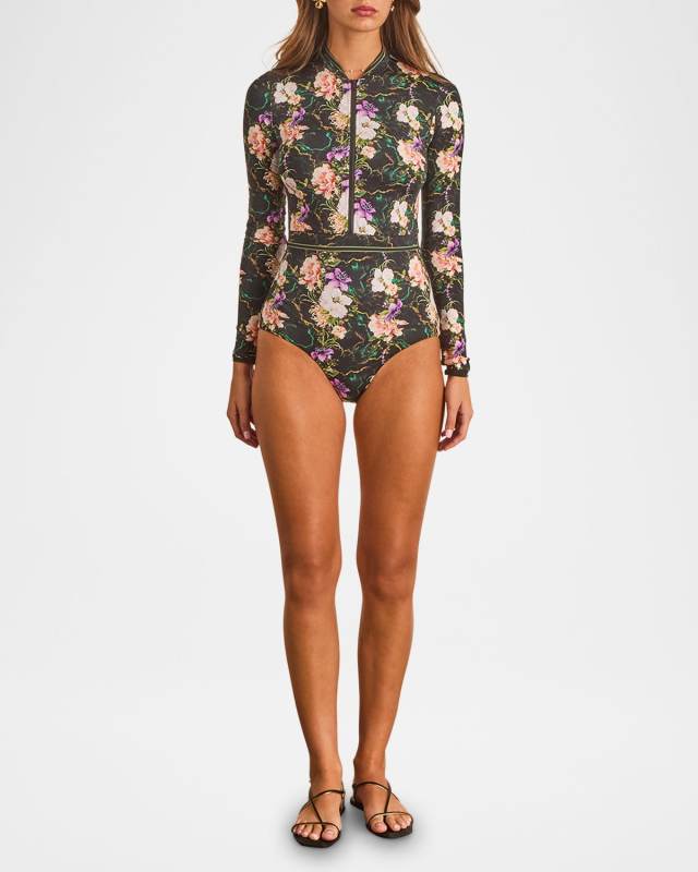 Carmen Rashguard One-Piece Swimsuit